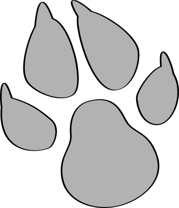 the dog's trail PNG, SVG