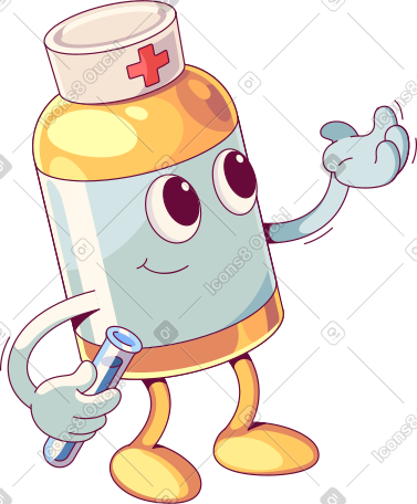 medicine jar doctor with flask PNG, SVG