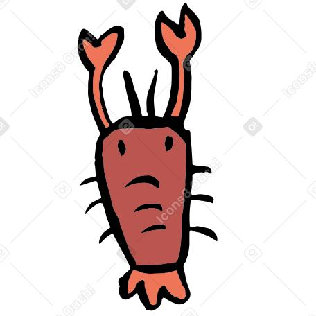 lobster Illustration in PNG, SVG