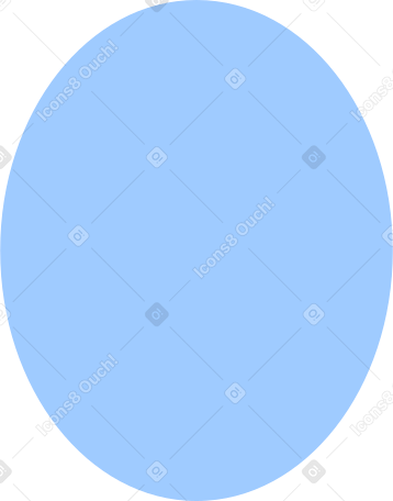 light blue ellipse Illustration in PNG, SVG