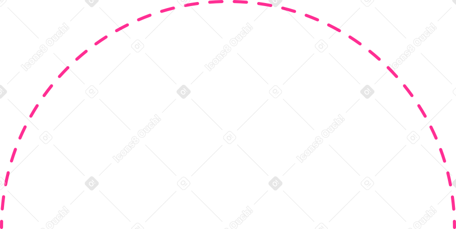 dotted semicircle в PNG, SVG