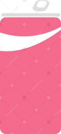 pink tin can Illustration in PNG, SVG