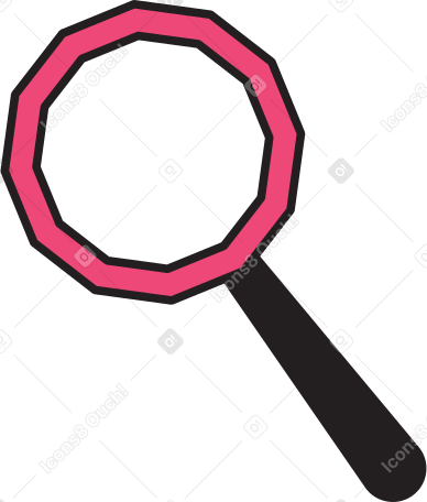 search magnifying glass PNG, SVG