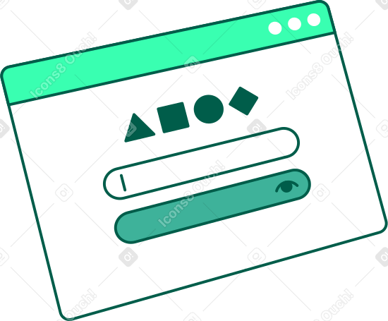 password entry window PNG, SVG