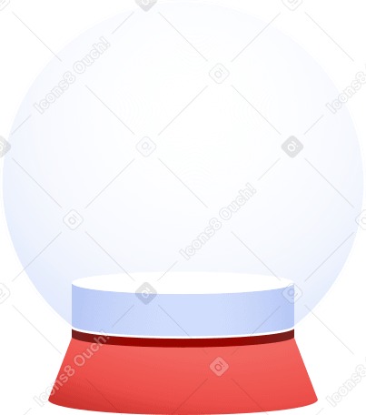 Снежный шар в PNG, SVG