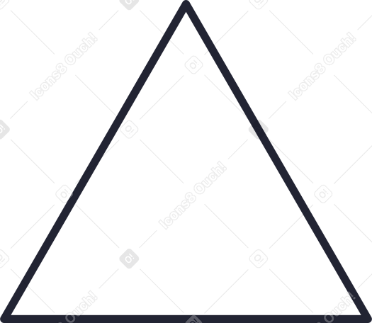 triangolo bianco PNG, SVG