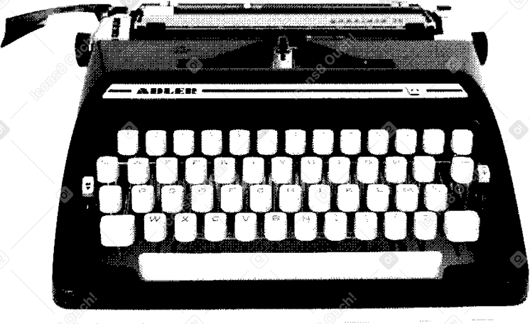 typewriter PNG, SVG