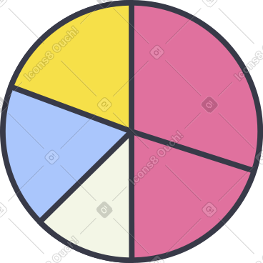 Pie chart PNG, SVG