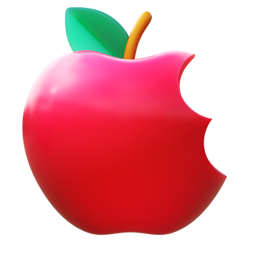 bitten apple PNG, SVG