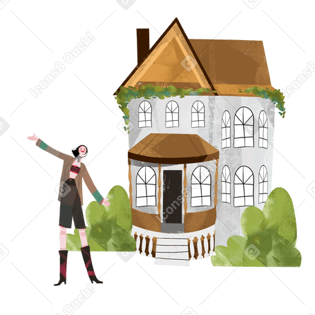 Покупка или аренда нового дома в PNG, SVG