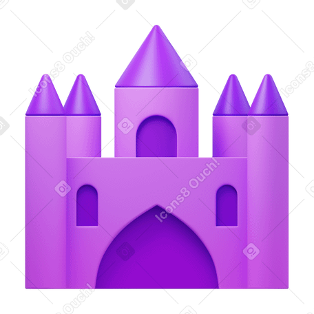 3D palace PNG, SVG