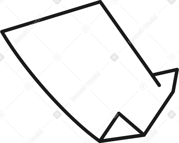 paper Illustration in PNG, SVG