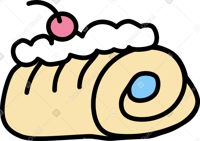 sweet roll PNG, SVG