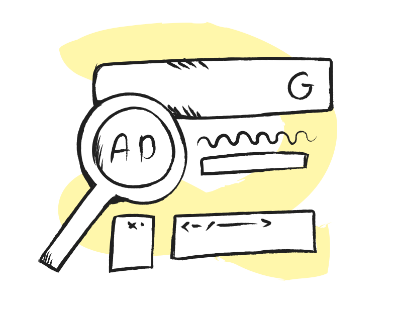 Immagine Vettoriale annunci seo su google in PNG e SVG in stile | Illustrazioni Icons8