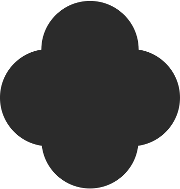 black quatrefoil PNG, SVG