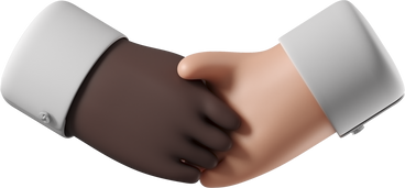 Stretta di mano di pelle nera e mani di pelle bianca PNG, SVG