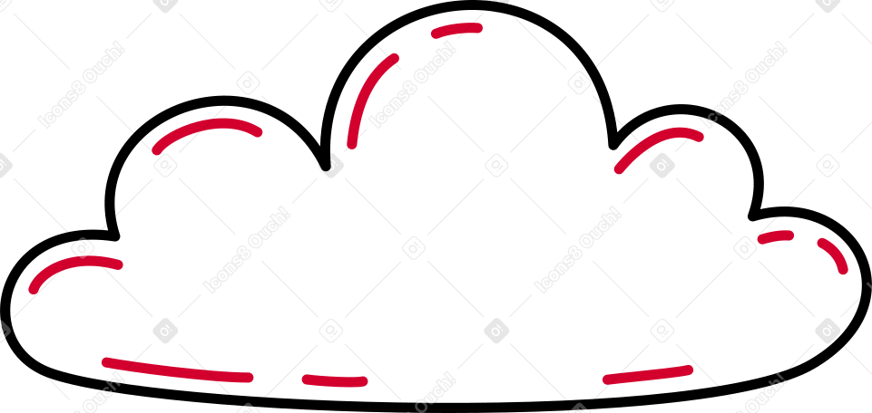 белое облако в PNG, SVG