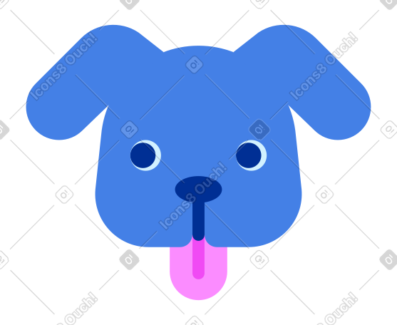 sticker cute dog PNG, SVG