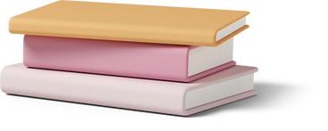 노란색, 분홍색, 베이지색 책이 서로 겹쳐져 있습니다. PNG, SVG