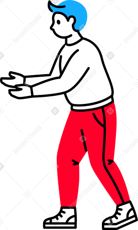 man carrying Illustration in PNG, SVG