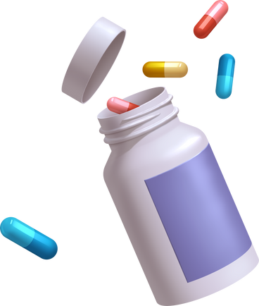bottle of pills в PNG, SVG