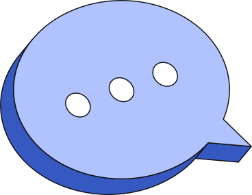 oval speech bubble animated illustration in GIF, Lottie (JSON), AE