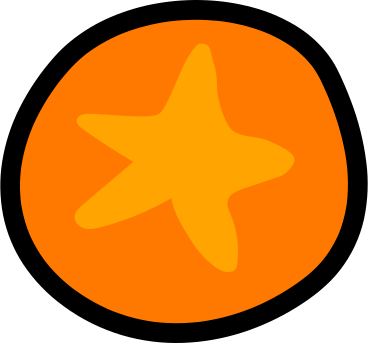 円の星 PNG、SVG