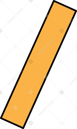 tilted orange book Illustration in PNG, SVG