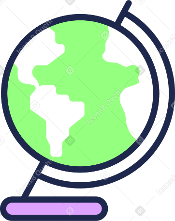 earth globe PNG, SVG