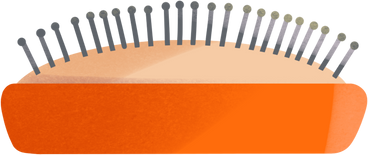 orange comb PNG, SVG