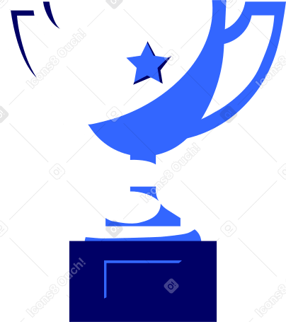 white metal winners cup PNG, SVG