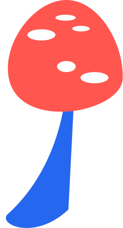 mushroom- Illustration in PNG, SVG