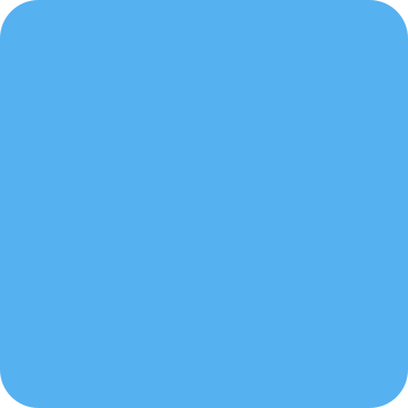 big blue square with rounded corners PNG, SVG