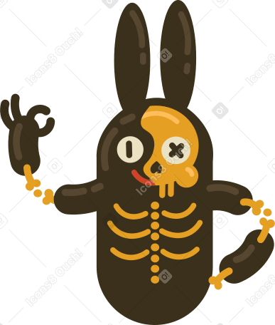 zombie Illustration in PNG, SVG