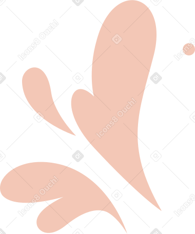 Несколько оранжевых пятен, похожих на брызги в PNG, SVG