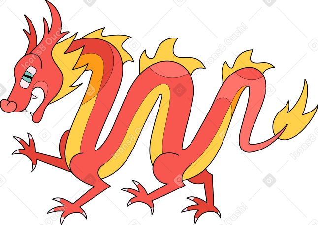 dragon chinois PNG, SVG