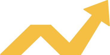 yellow up arrow PNG, SVG