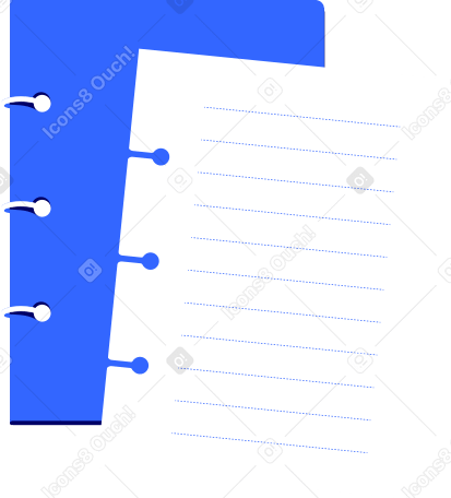 bloco de anotações PNG, SVG