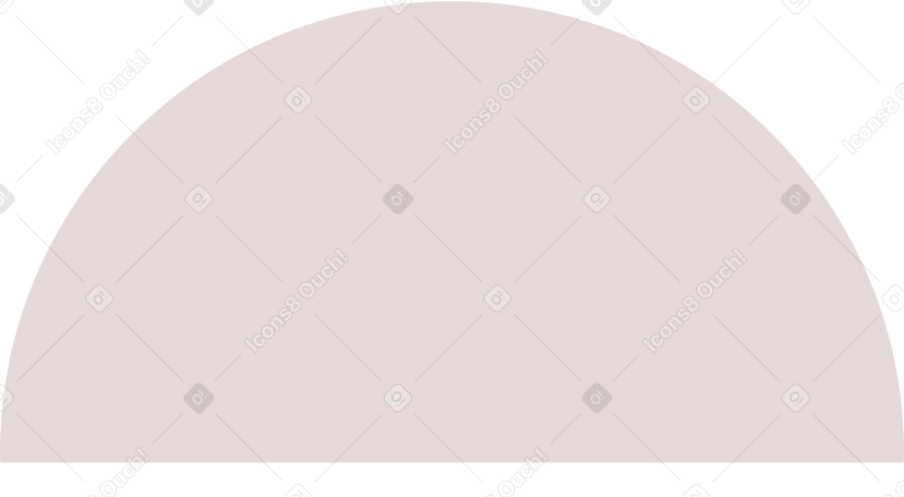 semicircle nude Illustration in PNG, SVG
