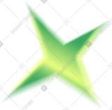 Green star PNG, SVG