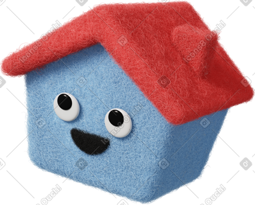 Cute house PNG, SVG