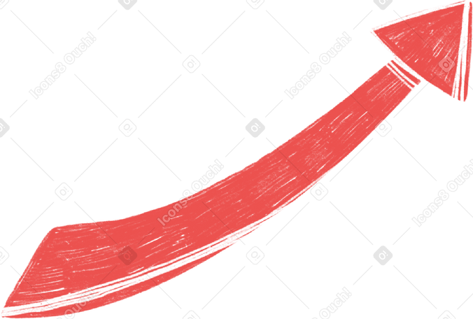 red arrow up в PNG, SVG