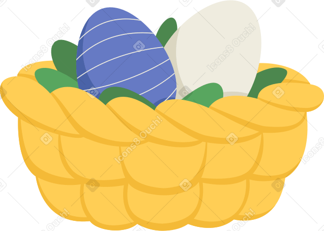 корзина для яиц в PNG, SVG