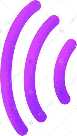 purple wi-fi icon PNG, SVG