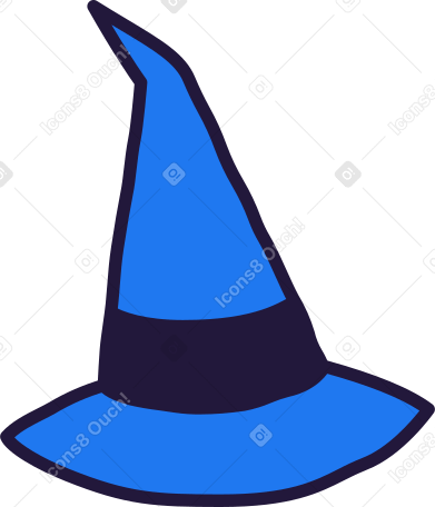 witches hat Illustration in PNG, SVG