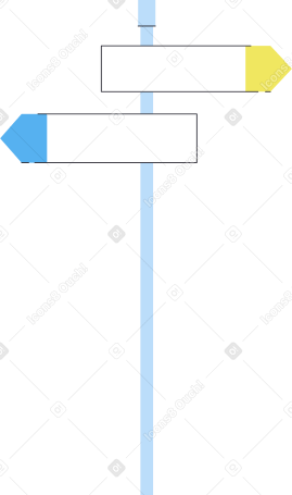 signpost Illustration in PNG, SVG