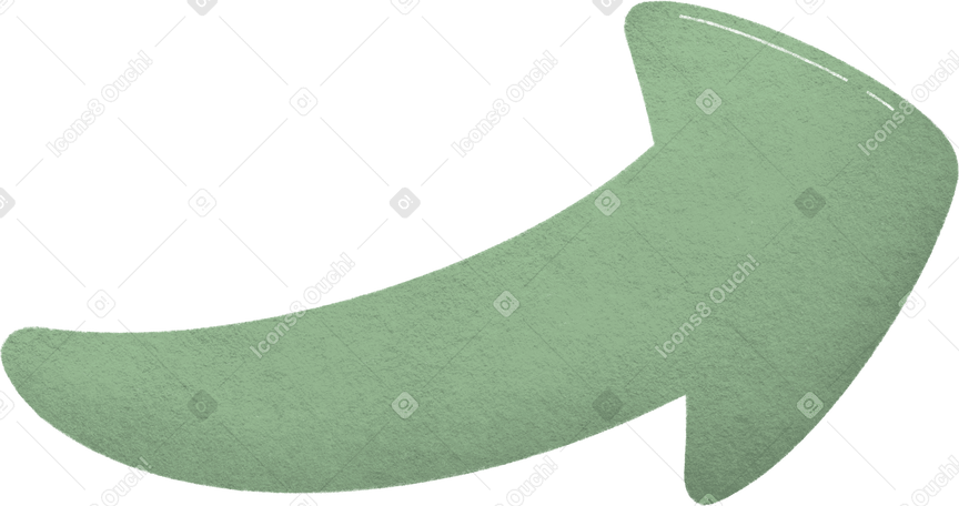 green arrow PNG, SVG