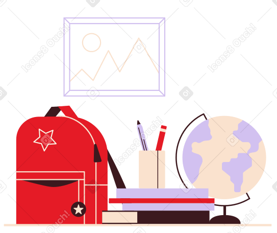 School supplies PNG, SVG