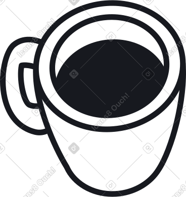 白色咖啡杯 PNG, SVG