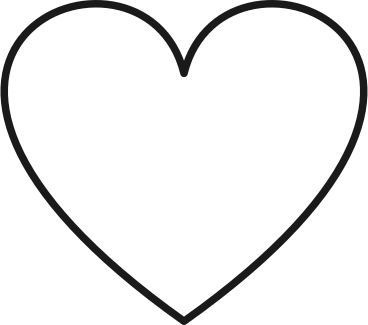 heart shape PNG, SVG